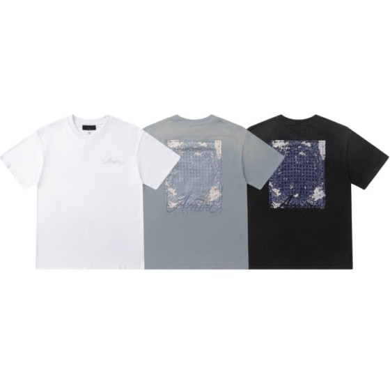 AMIRI Bandana Patch Script Logo T-Shirt
